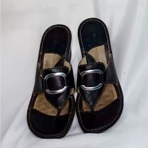 Born Black Sandals Women’s 11 Excellent Pre-Loved Condition